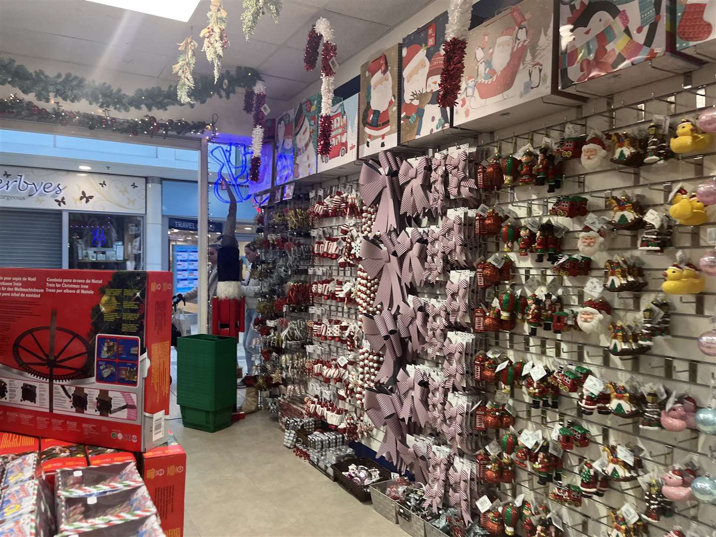 The Christmas Wonderland store is run by husband-and-wife team Sally and Jay Burdon