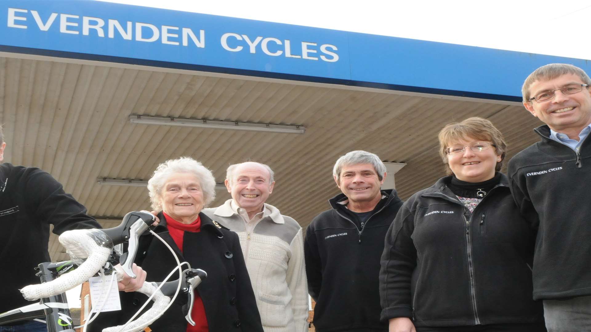 Evernden Cycles, is a family business which has been in Paddock Wood for decades. Pictured right: Karen and Tony Evernden