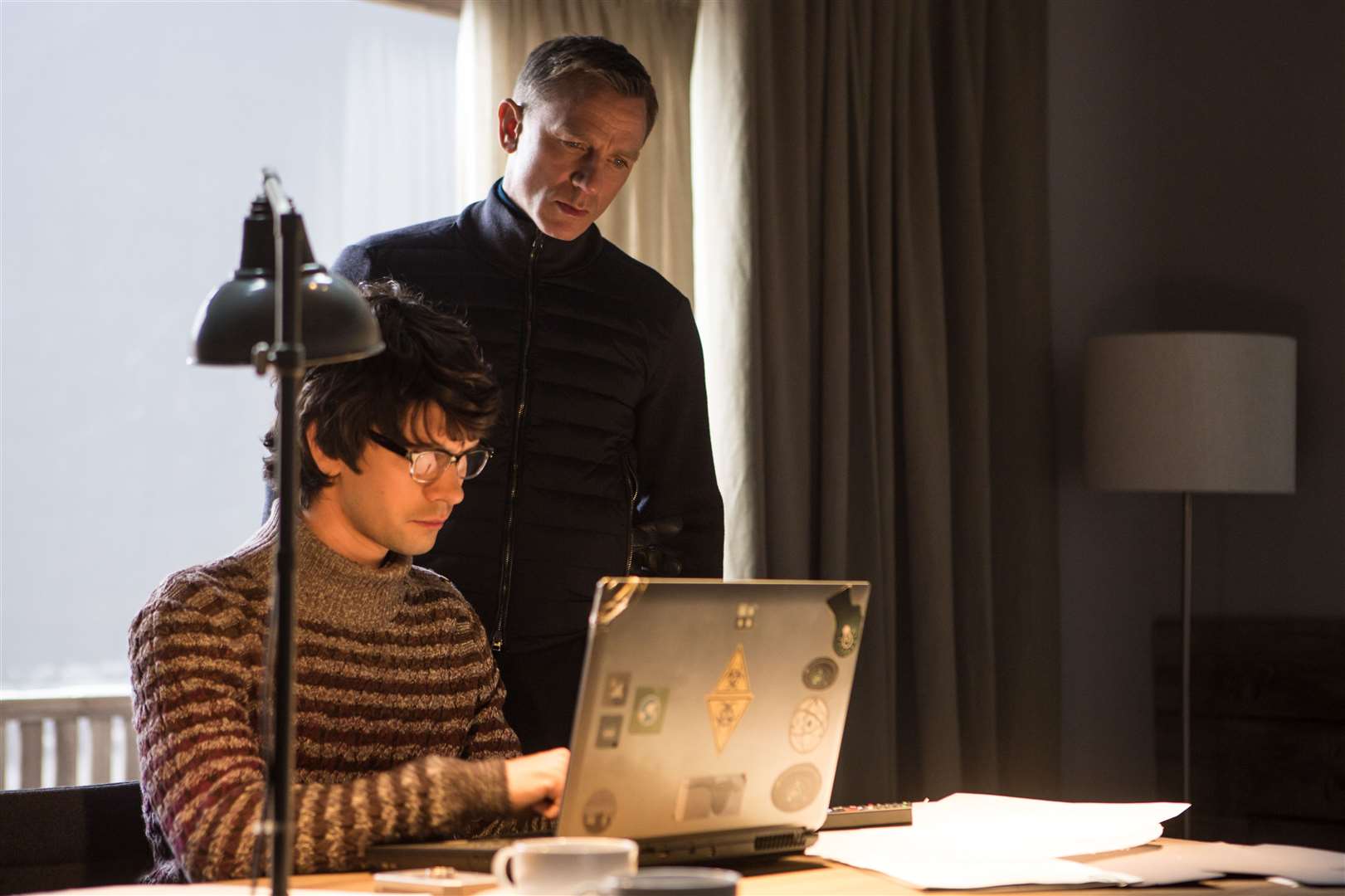 Ben Whishaw and Daniel Craig in Metro-Goldwyn-Mayer Pictures/Columbia Pictures/EON Productions Spectre