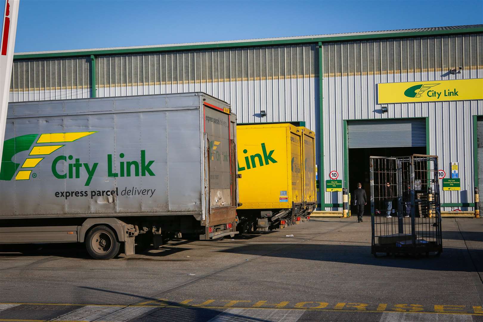 The City Link depot in Larkfield