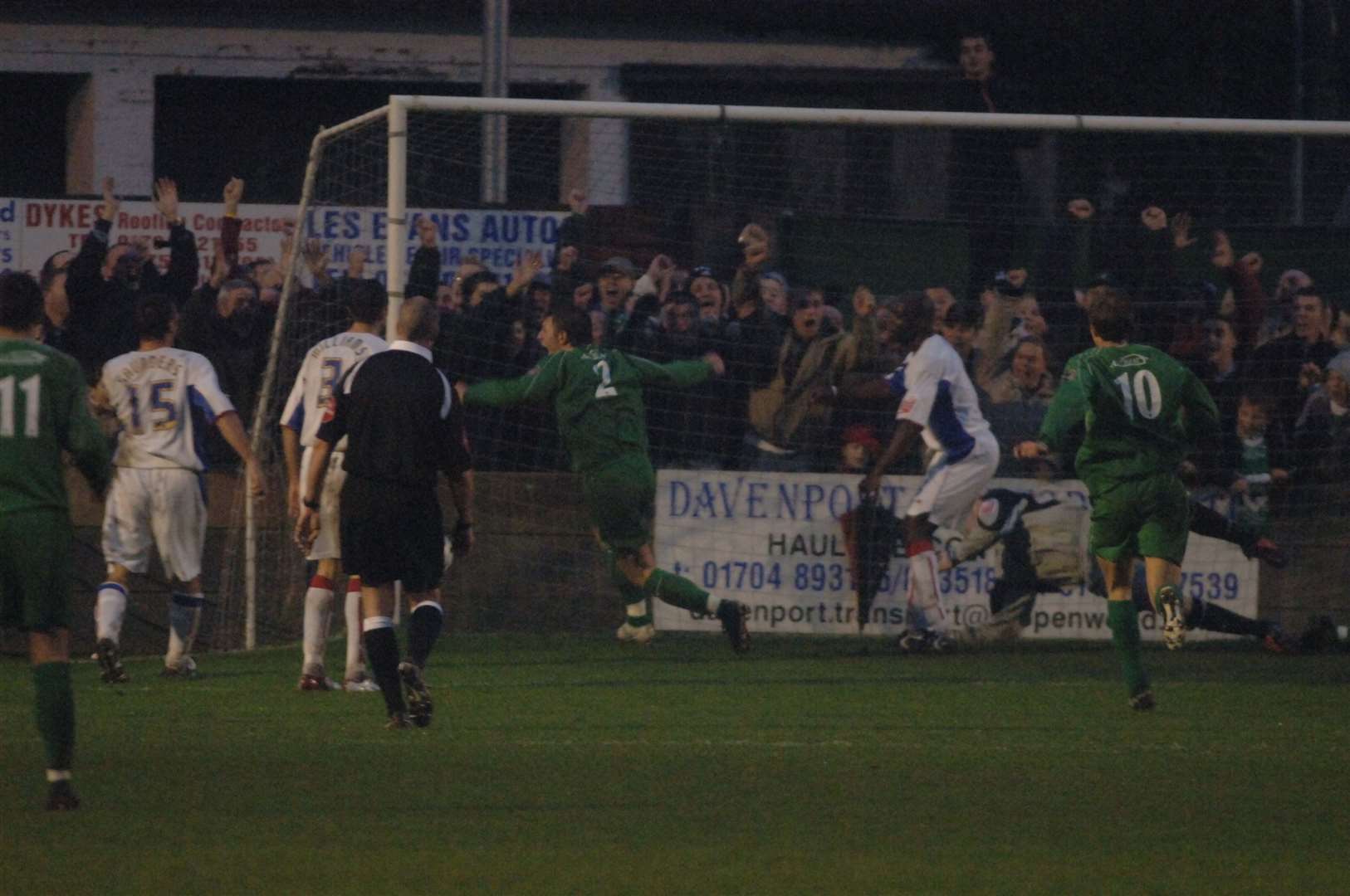 Gillingham conceded a third against Burscough as they lose the 2005 FA Cup match