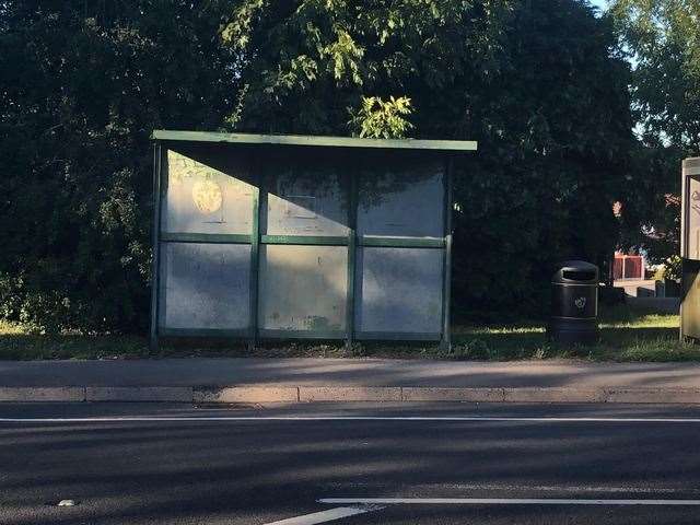 The bus stop in Higham will be replaced