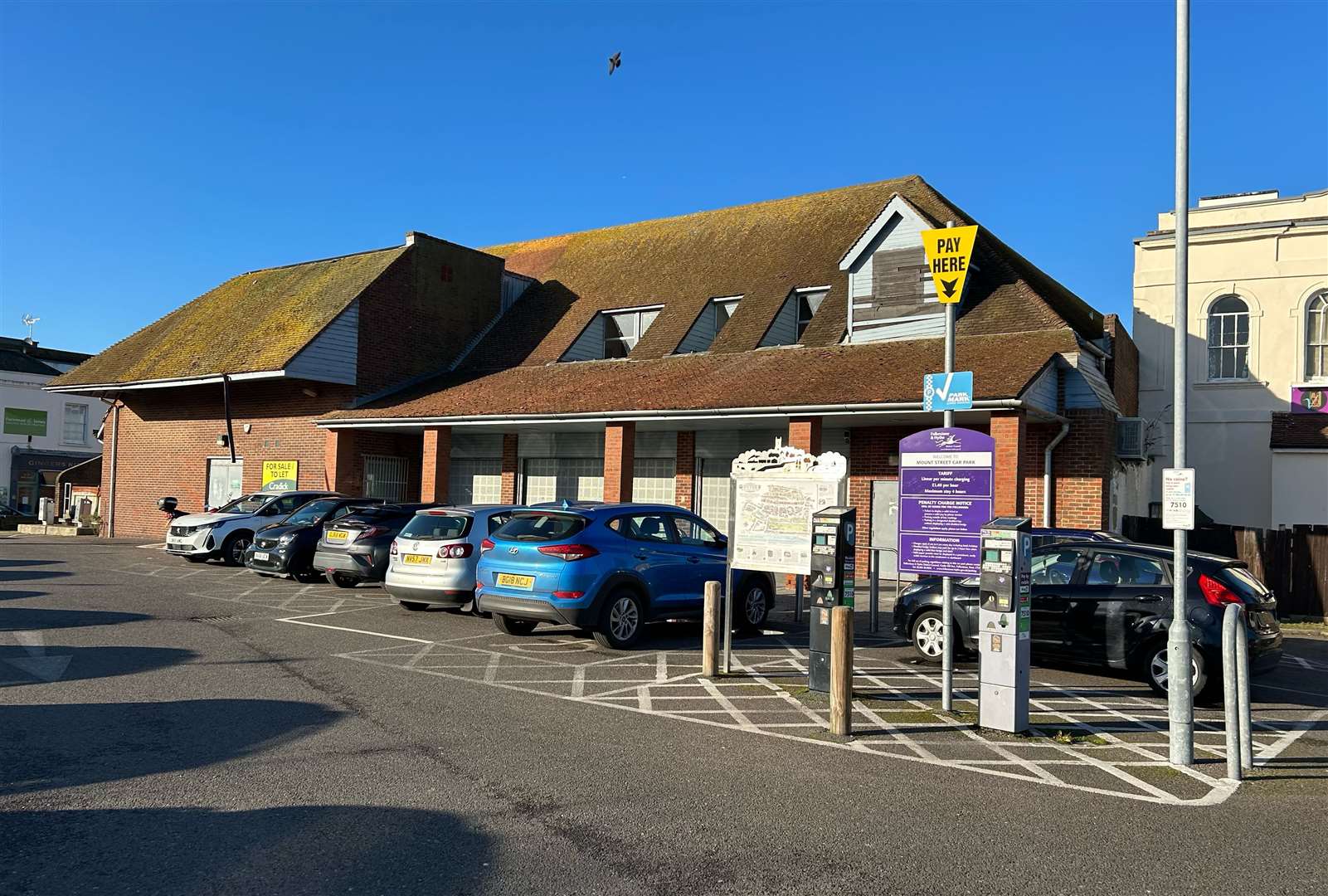 The large former Aldi building in Hythe has now been empty for more than four years
