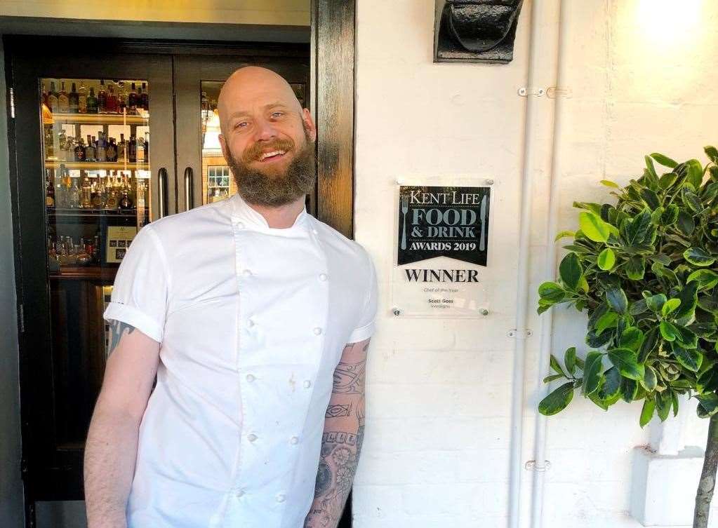 Scott Goss, chef and owner of Verdigris in Tonbridge