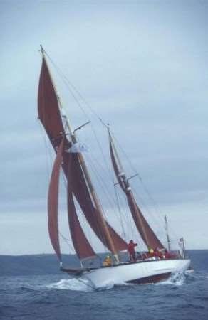 Morning Star under full sail: Picture: Morning Star Trust