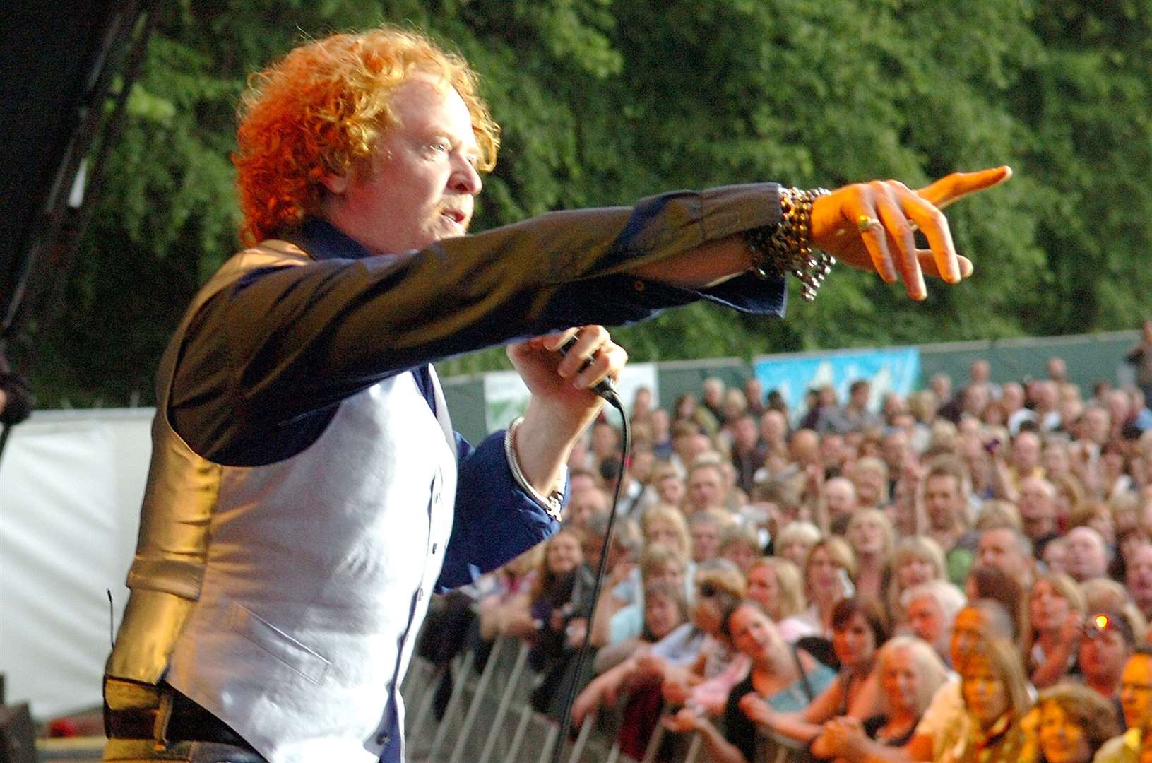 Simply Red performing live in Thetford Forest. Picture: Mecha Morton