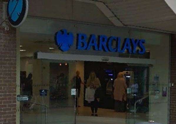 The Gravesend Barclays branch is set to close. Picture: Google Maps