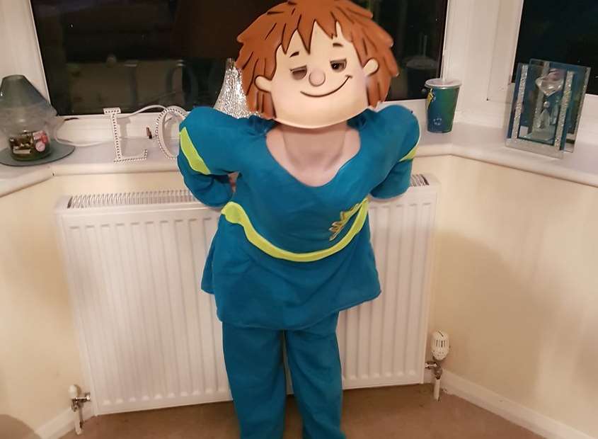 Harrison enjoys dressing up for the book day. Picture: Maria Reynolds