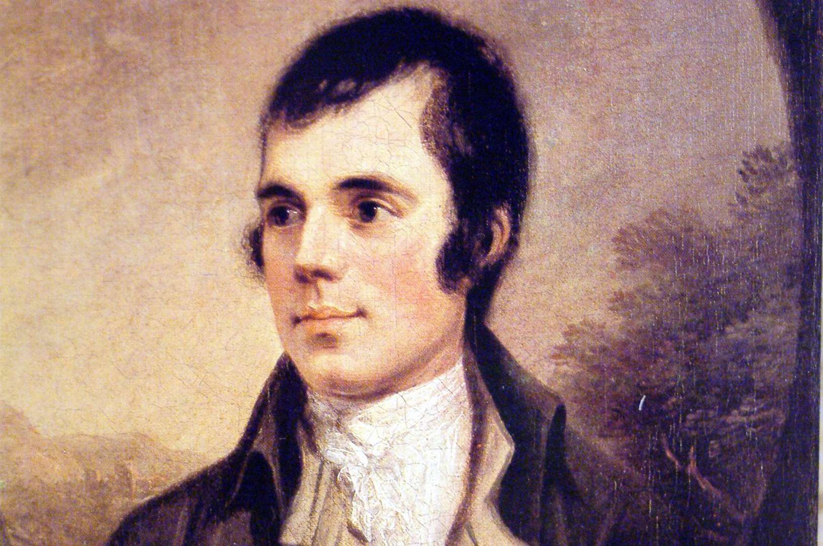 18th century Scottish poet Robert Burns, best known for poems Auld Lang Syne and The Banks of Doon