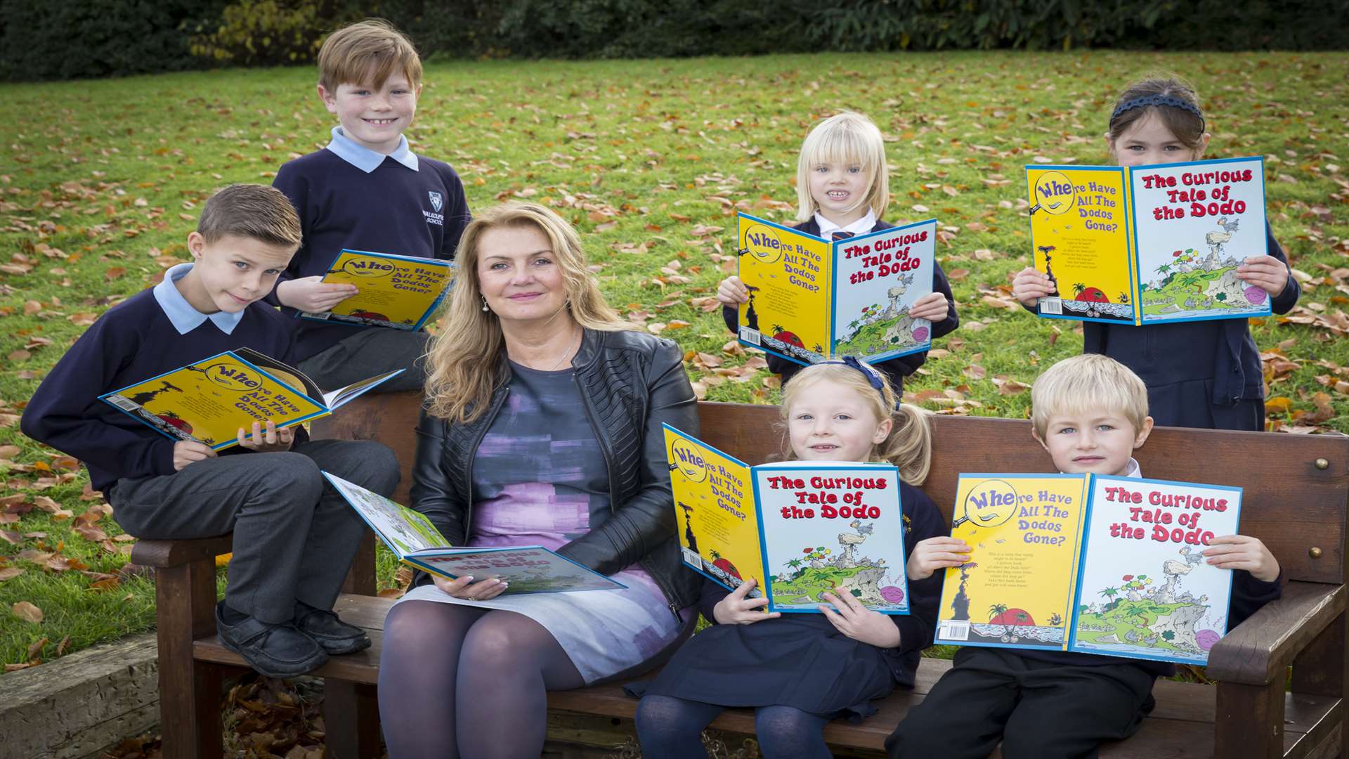 Caroline McBride of Golding Homes reads The Curious Tale of the Dod with children from Swalecliffe Community Primary School, Joy Lane Primary School and Reculver CEP School.