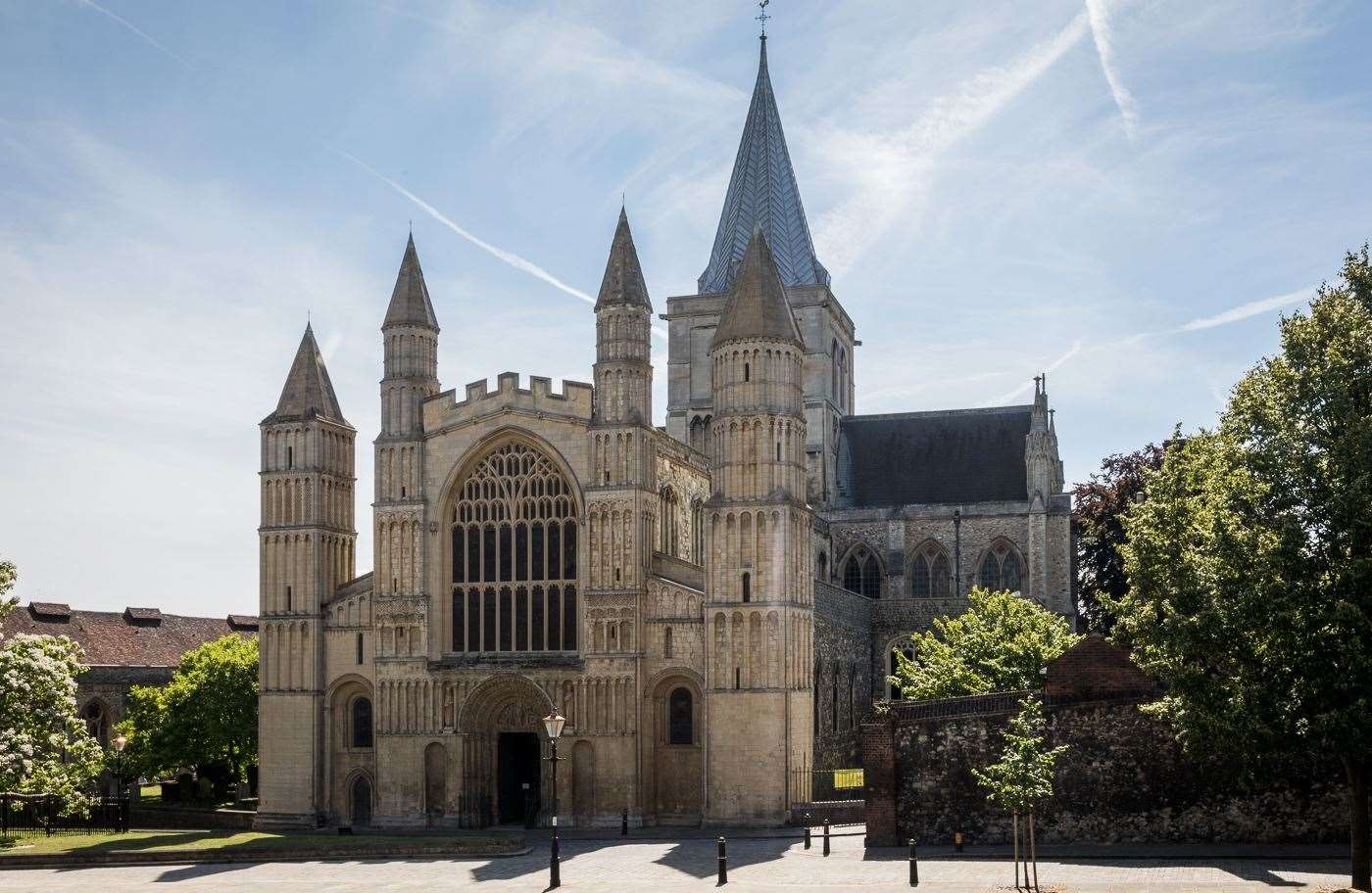 Rochester Cathedral dates back hundreds of years and is the second oldest cathedral in England, after Canterbury Cathedral