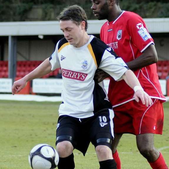 Frannie Collin in action for Dover.