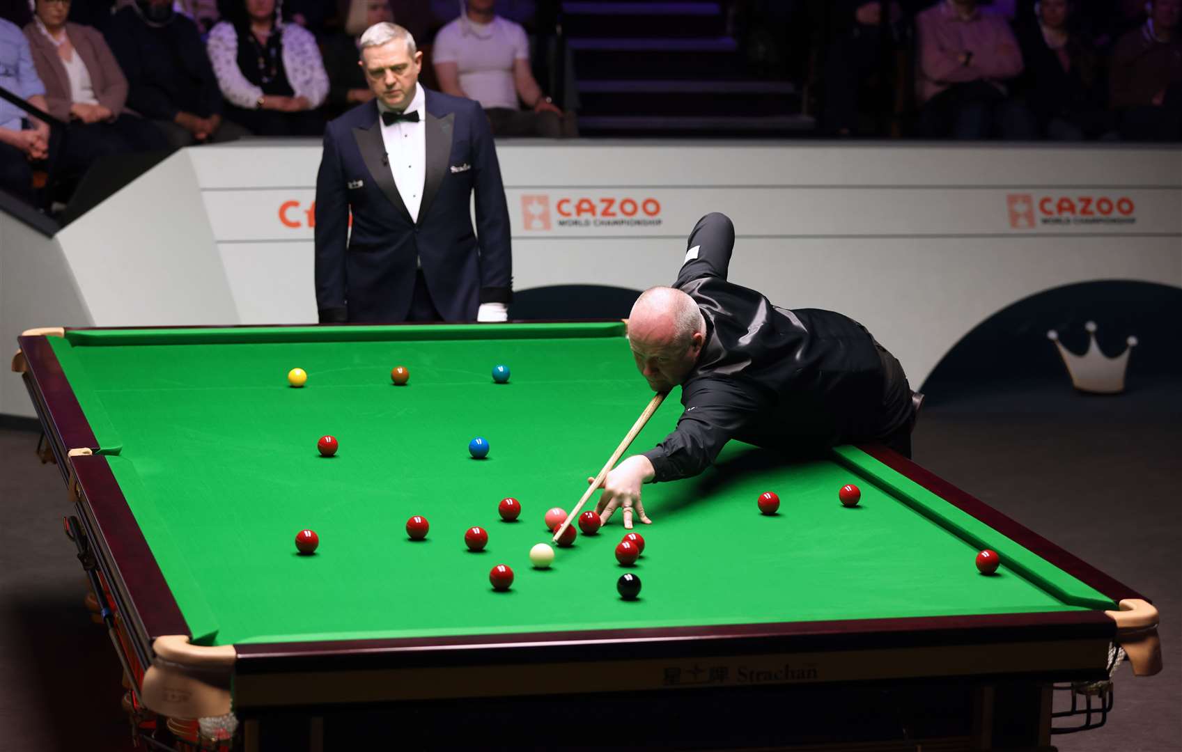 The World Snooker Championship at the Crucible Theatre in Sheffield will be paused before 3pm to allow the alert to take place (Nigel French/PA)