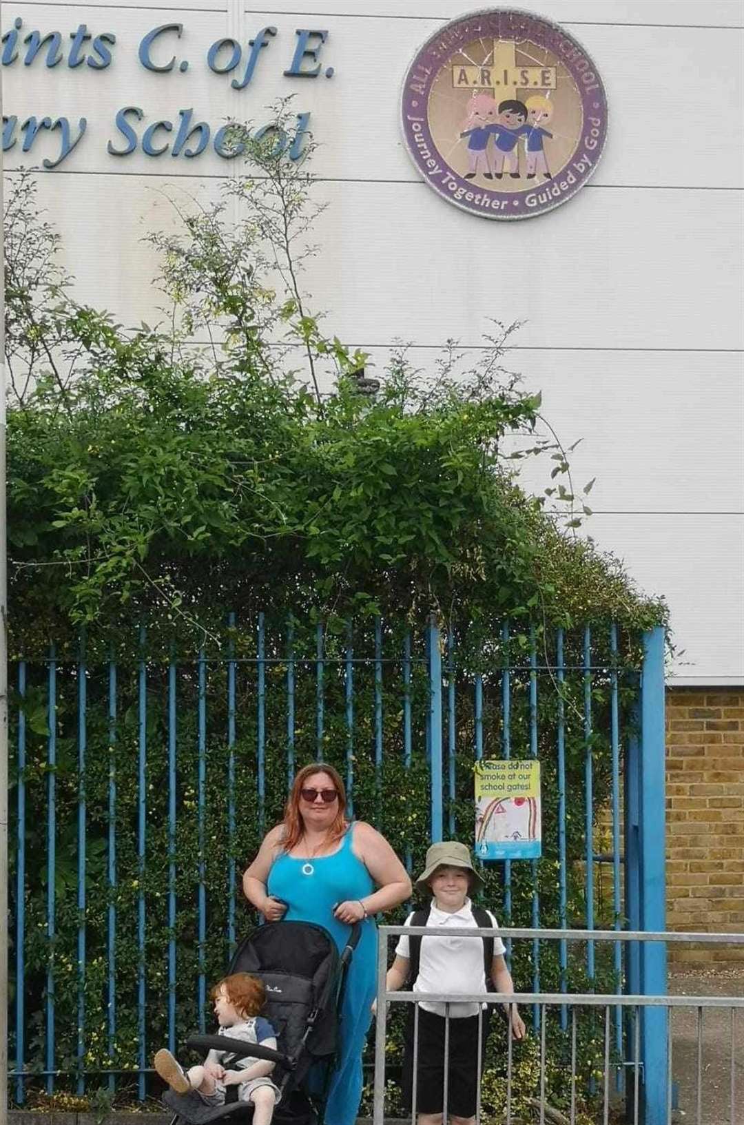 Parent Natalie Newnham has started a petition for a pelican crossing in Magpie Hall Road, Chatham