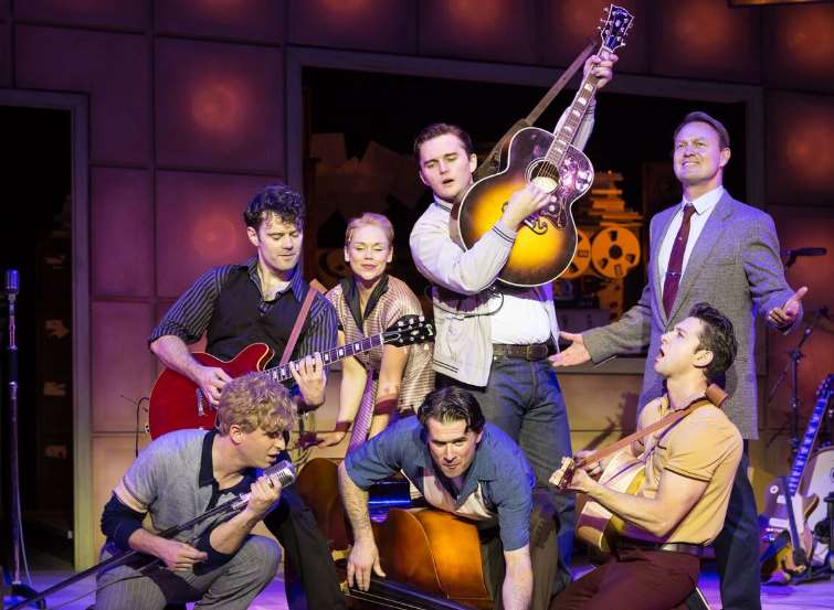 The Million Dollar Quartet finishes the show with a collection of well known rock 'n' roll numbers.