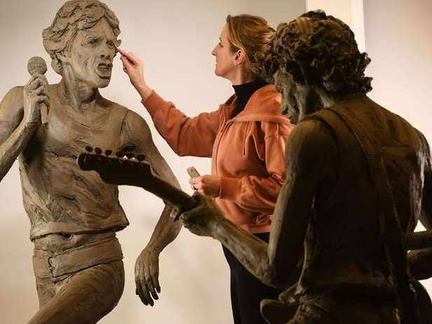 Sculptor Amy Goodman will be creating the statues. Credit: Russell Sach