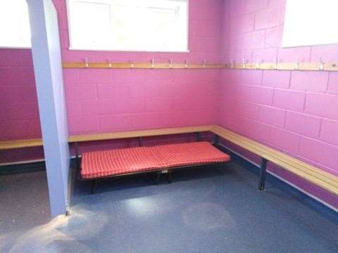 The swimming pool changing rooms will now been used to isolate pupils if they fall unwell