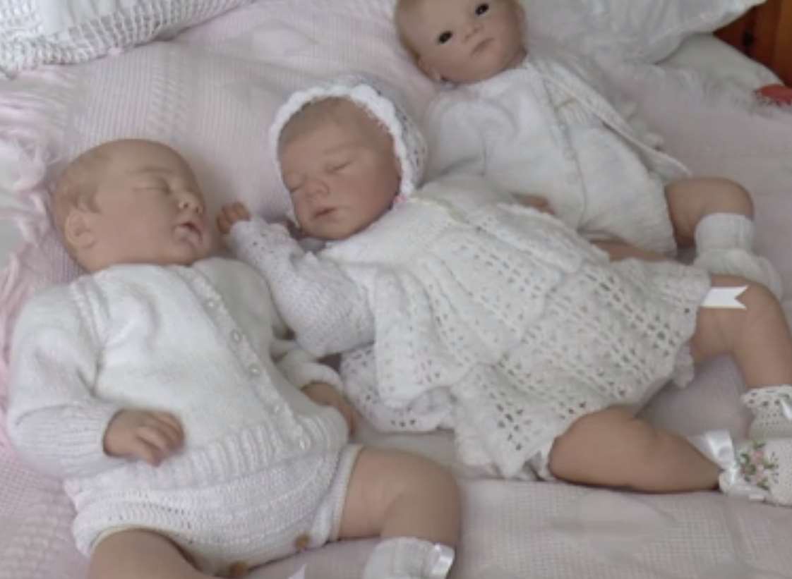 There's a group of people in Kent who are collecting life-like dolls