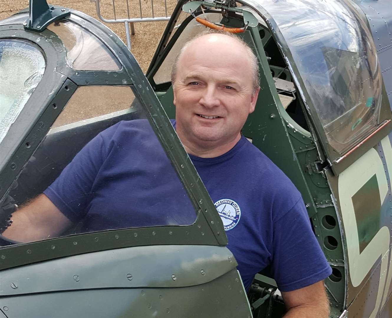 Mitch Peeke, who has researched the collision between two Flying Fortress Bombers over the Thames Estuary (7042038)
