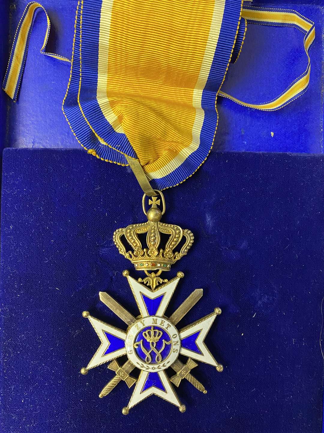 One of the medals of Col Walter Hugh Crichton
