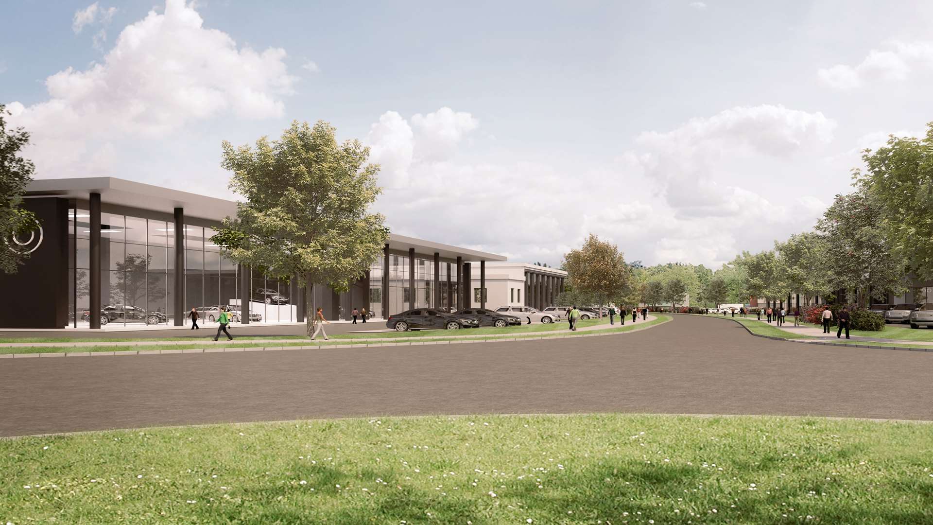The commercial space proposed at Waterbrook Park