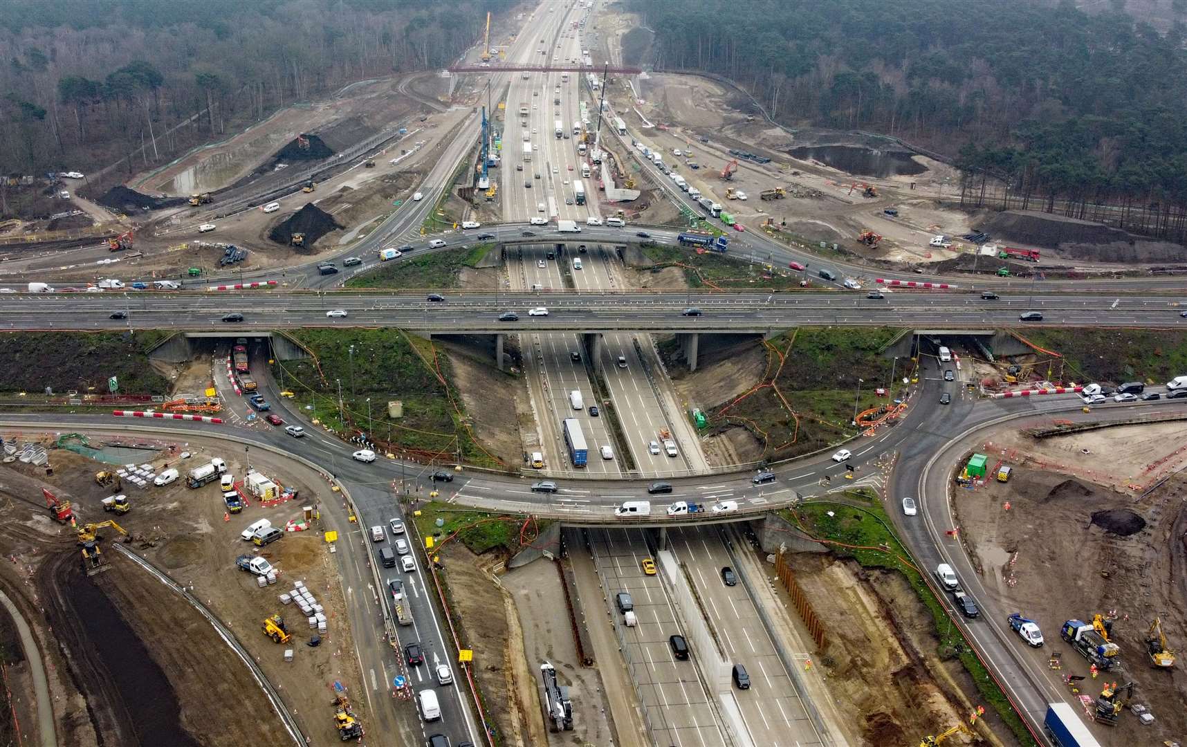 The Junction 10 project is due to be completed by summer 2025 (Gareth Fuller/PA)