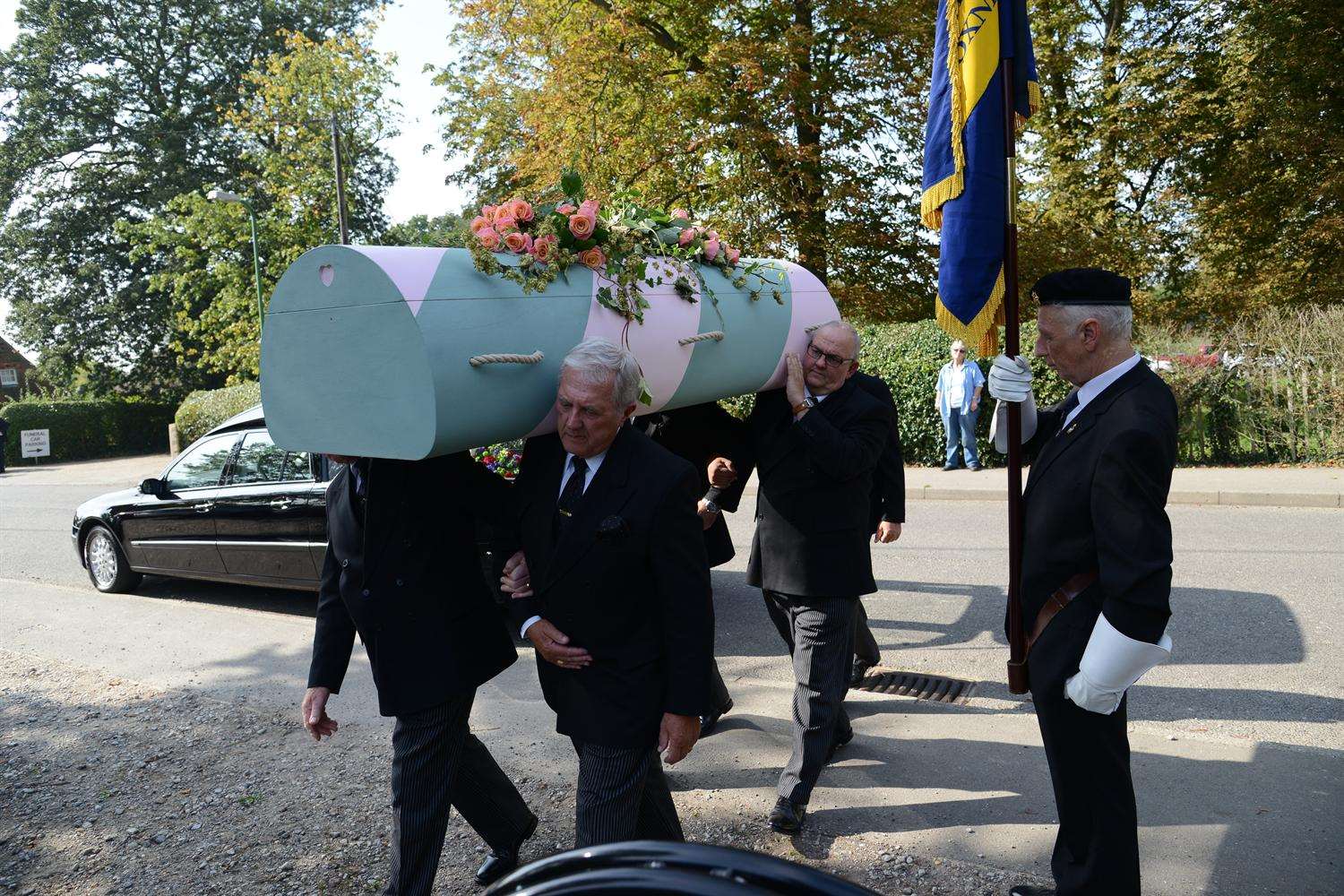 Sir Donald's funeral took place at Wittersham church