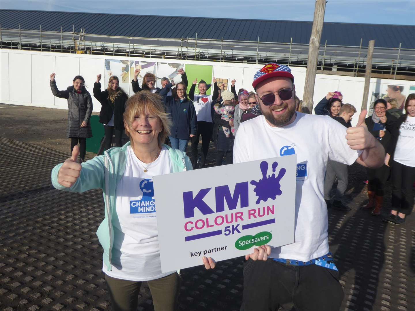 Suzanne Mason and Steve Migan of Changing Minds which is among the charities supporting the KM Colour Run. (1723135)