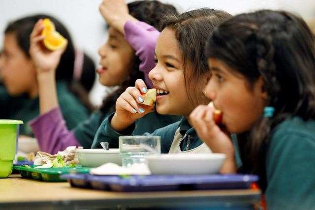 Low-income families have become reliant on free school meals. Stock image