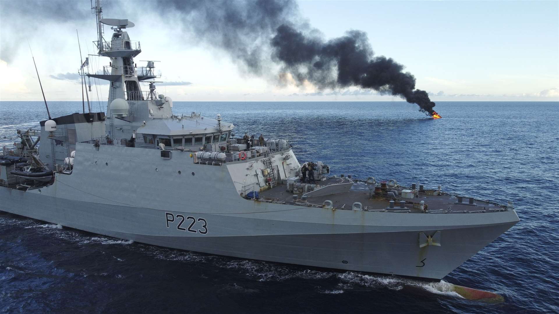 The HMS Medway was involved in a £24million cocaine bust. Picture: Royal Navy