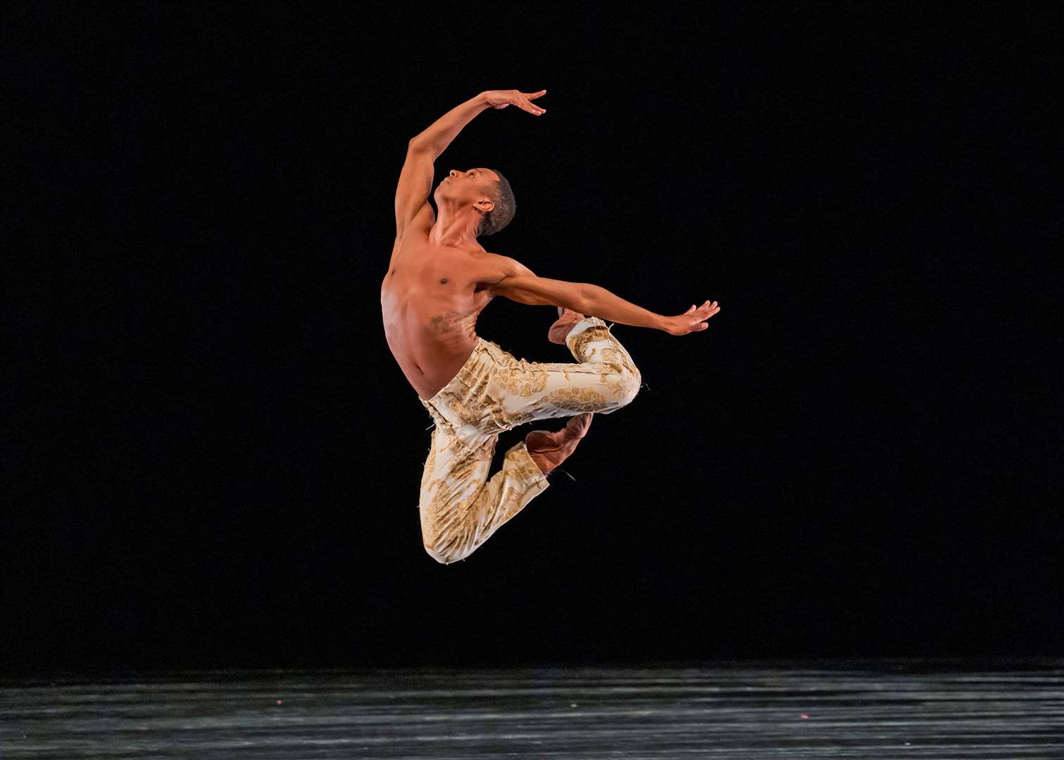 Hiago Castro in Gnawa by Nacho Duato from São Paulo Dance Company. Picture: Tristram Kenton