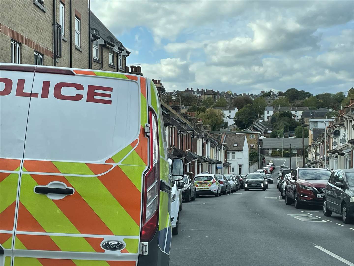 Police have been searching a house in Foord Street, Rochester