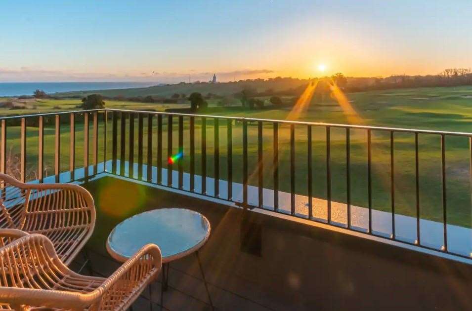 A rather pleasant view over the golf course. Picture: Airbnb