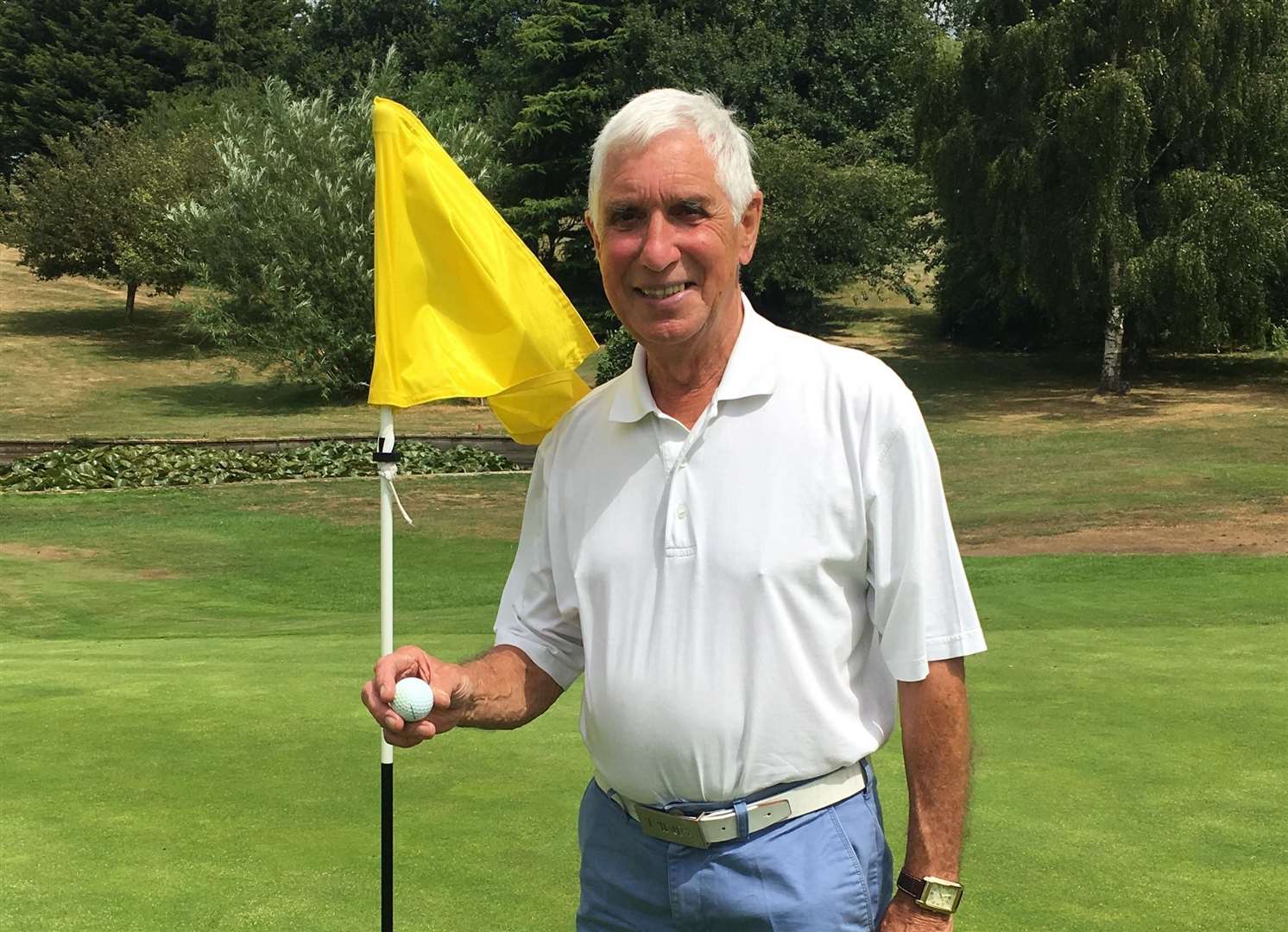 Roy Westcott hit a hole in one at Upchurch River Valley Golf Club, aged 84