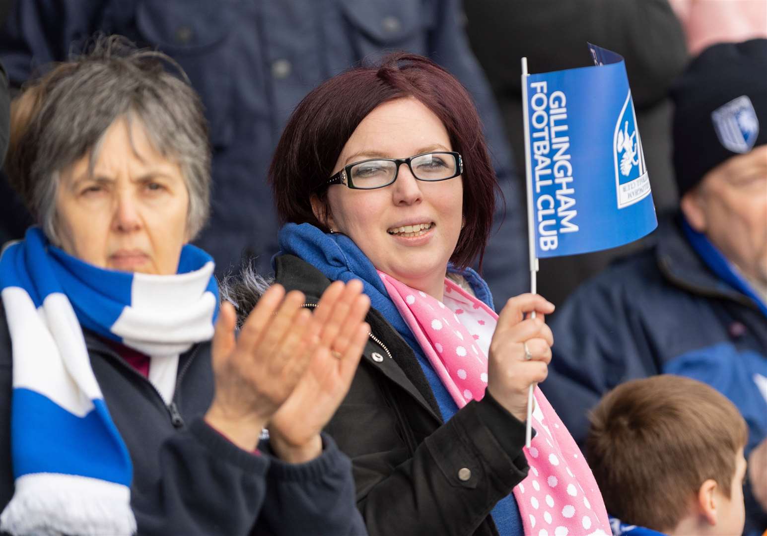 Fans cheering on the Gills Picture: Ady Kerry