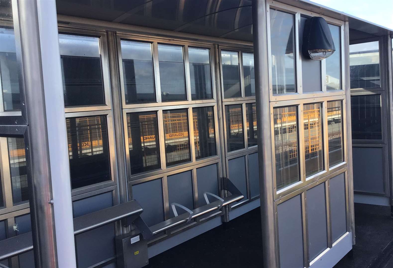 Waiting shelter at Thanet Parkway station. Picture: Network Rail