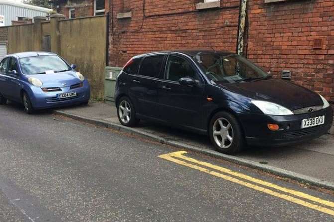 Bad parking caught on camera in Granville Road