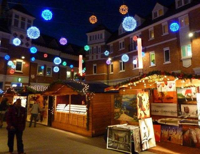 Canterbury's Christmas lights