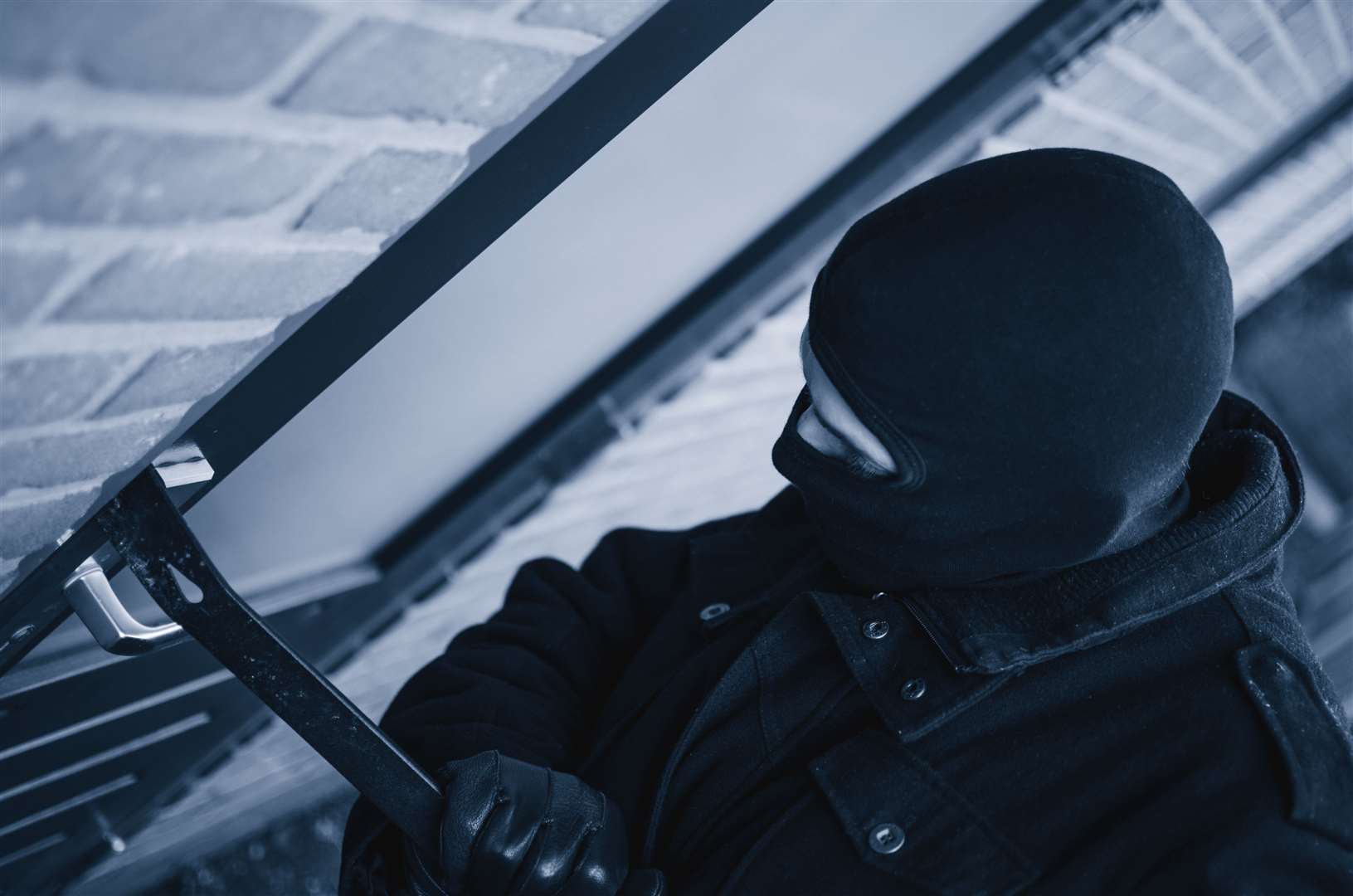 A London Road shop was burgled twice in the same night. Stock Image