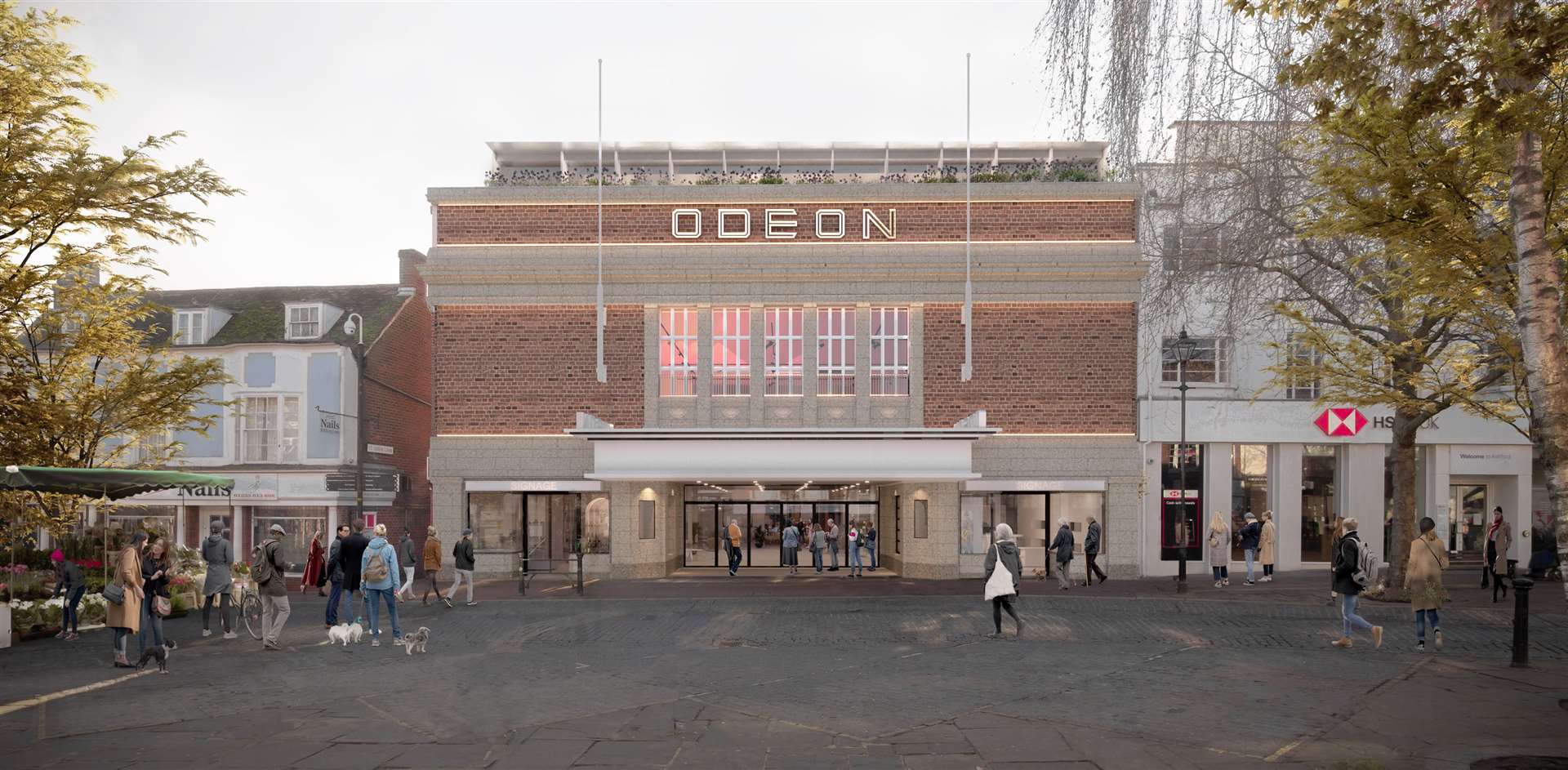 The Odeon name could return to the front of the building. Picture: MICA
