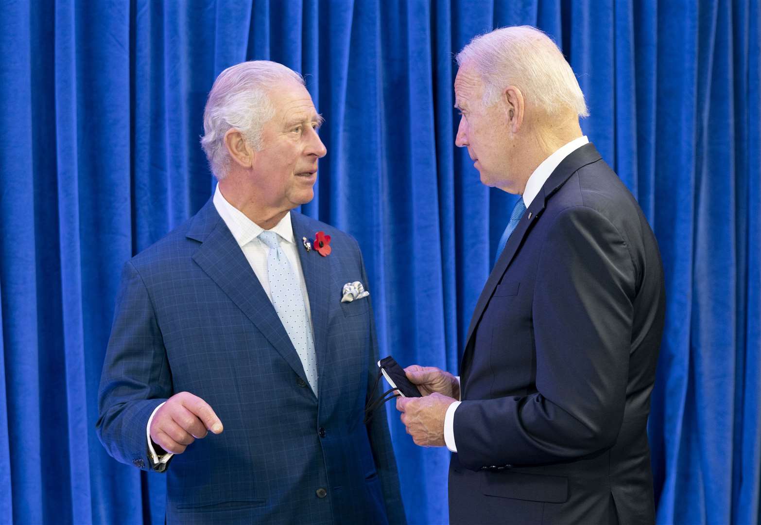 The King with president of the United States, Joe Biden (Jane Barlow/PA)
