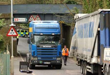 The road was blocked for more than four hours after the incident. Picture: TERRY SCOTT