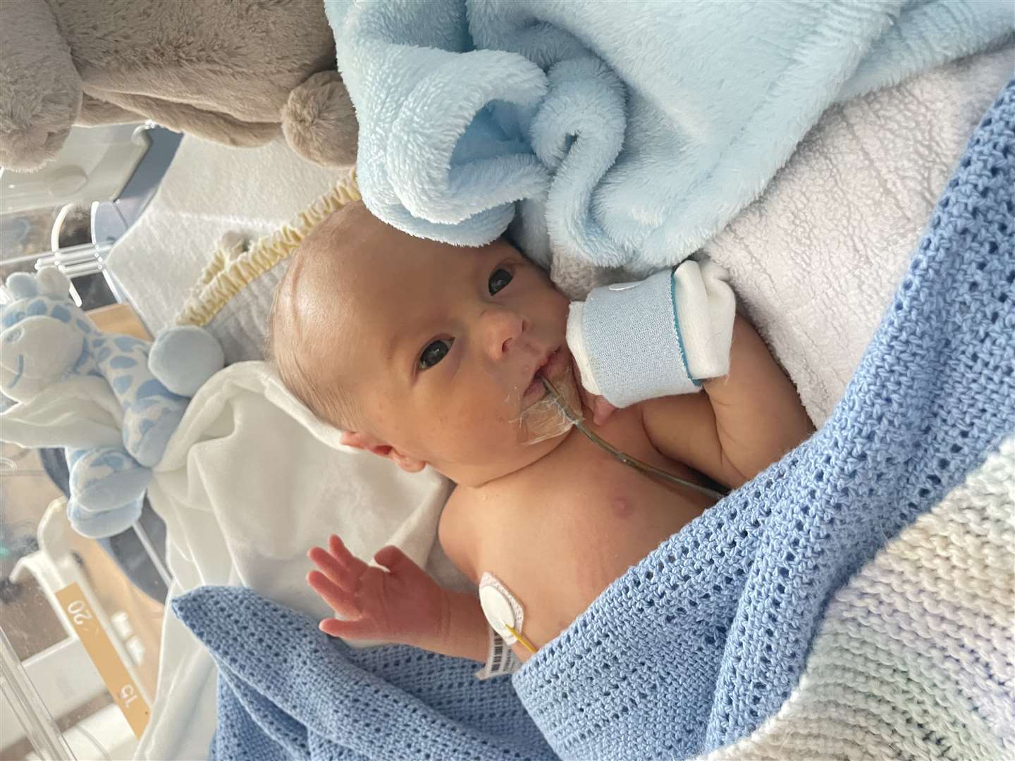 Lenny is now at the Evelina Children's Hospital in London