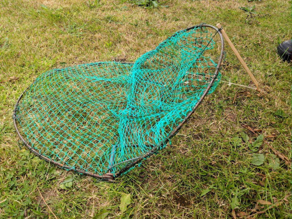 A net found in Henderson's garden. Picture: RSPCA