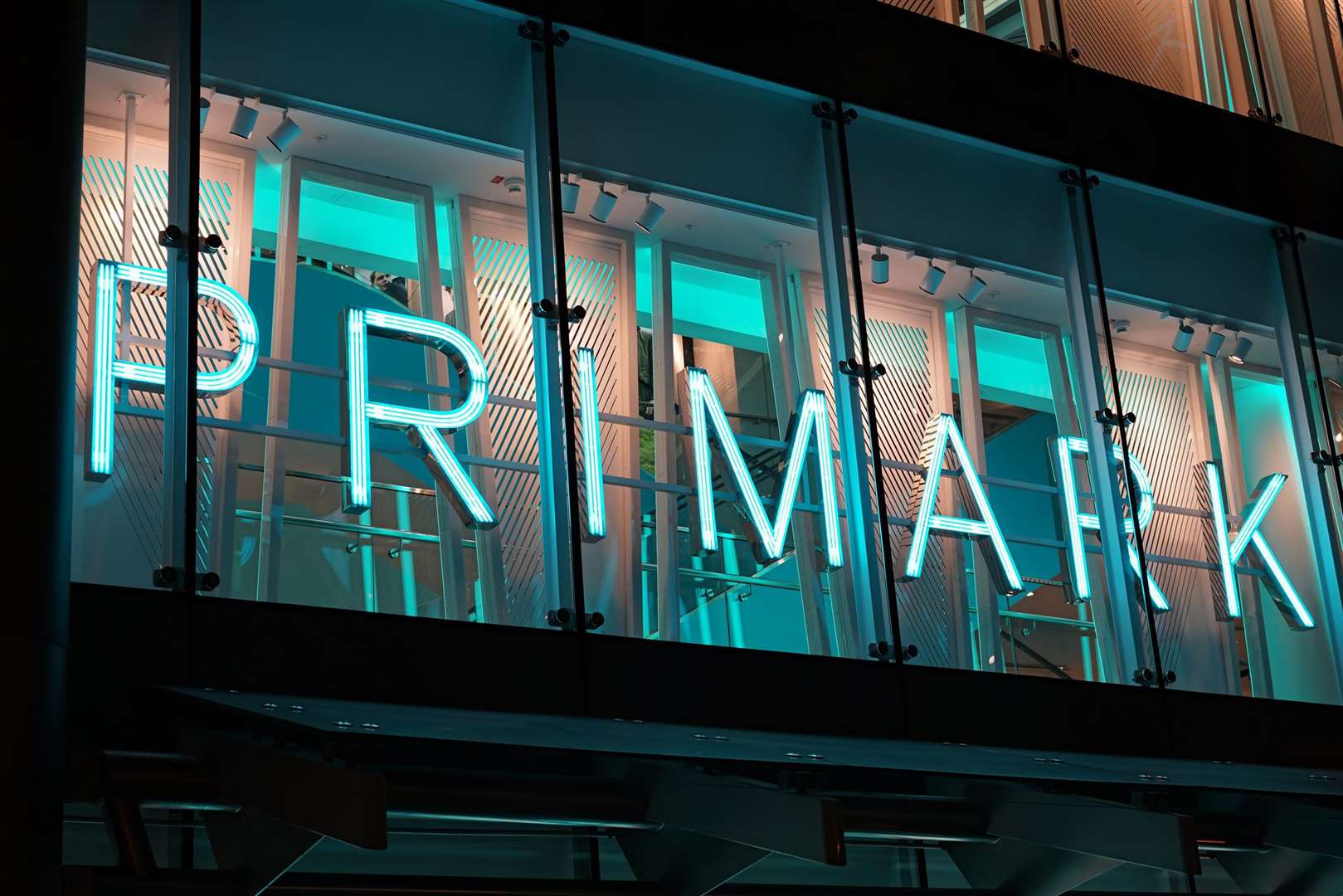 Cologne, Germany - October 19, 2015: Primark store in the center of Cologne at night ....... (6715437)