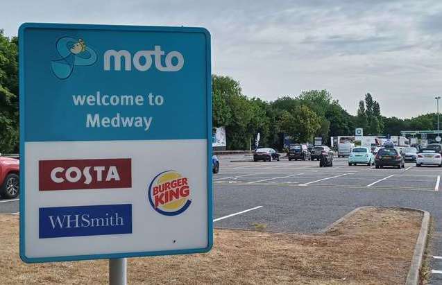 The littering happened at the Moto Medway service station. Photo: Stock