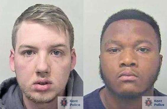 Ashley Dorsett (left) and Isaac Roberts (right). Picture: Kent Police