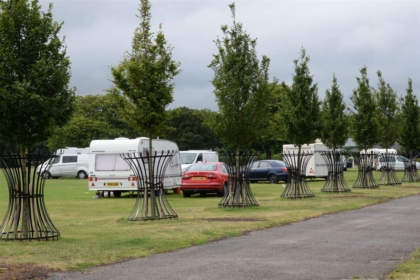 Travellers were previously in contempt of court if they pitched up on council land. Stock image taken by Chris Davey