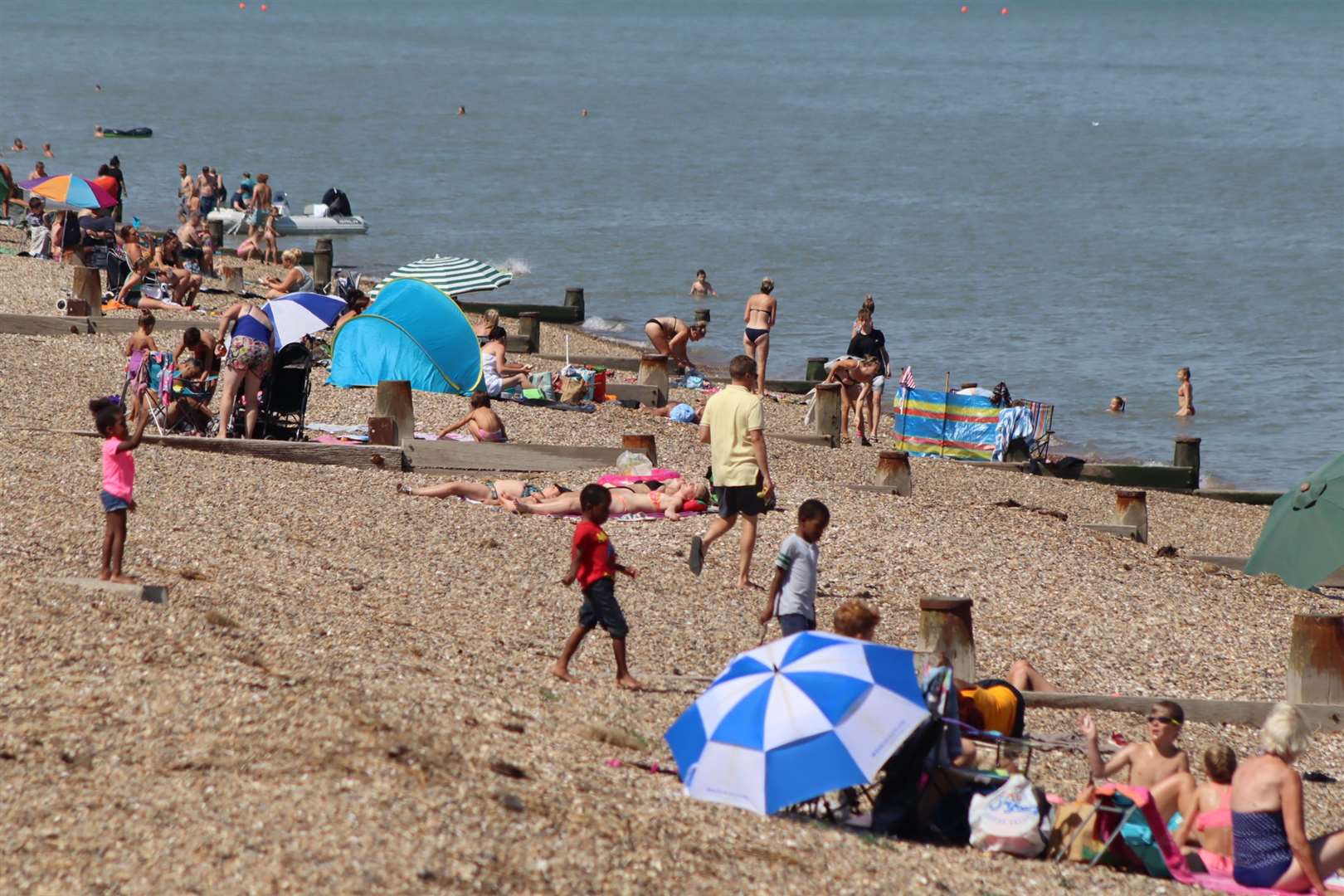 Southern and eastern areas have been enjoying a heatwave this week
