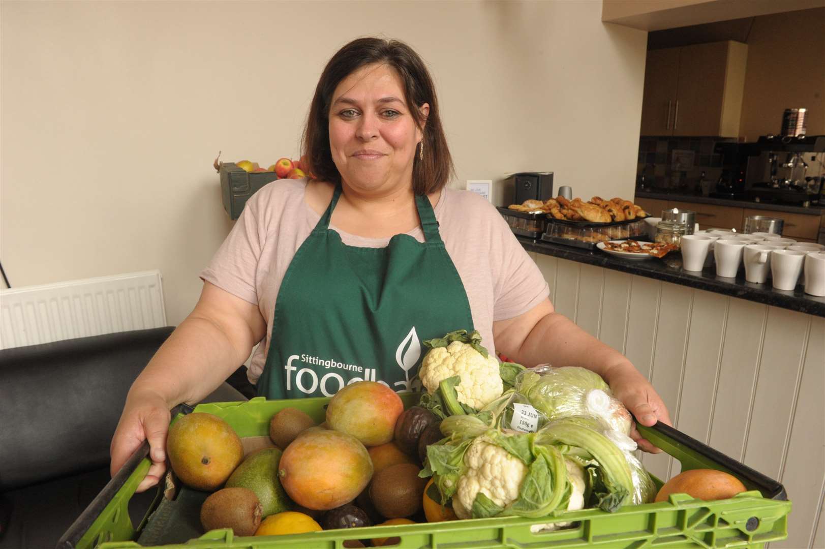 Esther Hurwood, Project Manager at Swale Foodbank.  Image: Steve Crispe